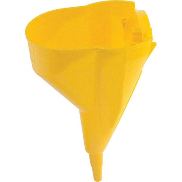 Justrite - 11-1/4 Inch Long, Safety Can Poly Funnel - 1/2 Inch Diameter, Compatible with Type I Safety Cans - Exact Tool & Supply