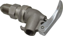 Value Collection - 3/4" NPT Stainless Steel Adjustable Drum Faucet - Internal Arrester, Self Closing - Exact Tool & Supply