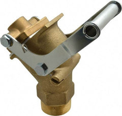 Value Collection - 2" NPT Brass Rigid Drum Gate Valve - No Arrester, Self Closing - Exact Tool & Supply