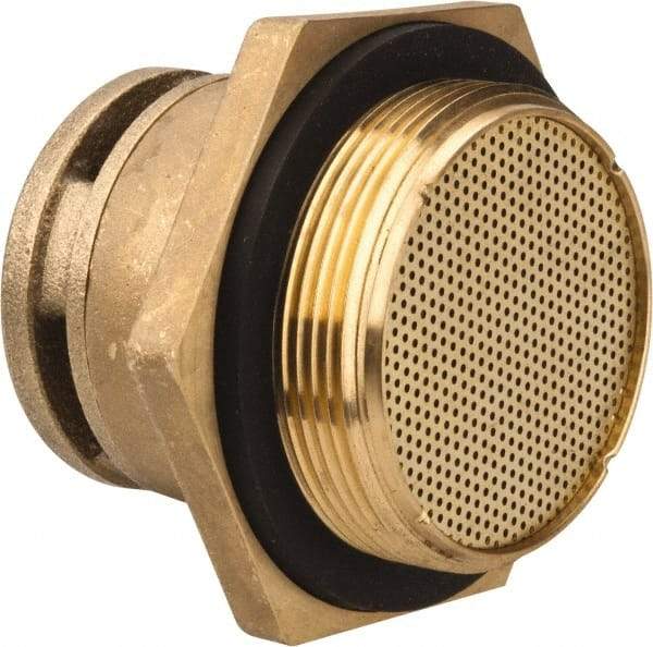 Justrite - Drum Vents Type: Vertical Drum Vent Material: Brass - Exact Tool & Supply