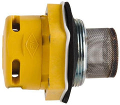 Justrite - Drum Vents Type: Vertical Drum Vent Material: Non-Metallic/Plated Steel Arrester - Exact Tool & Supply