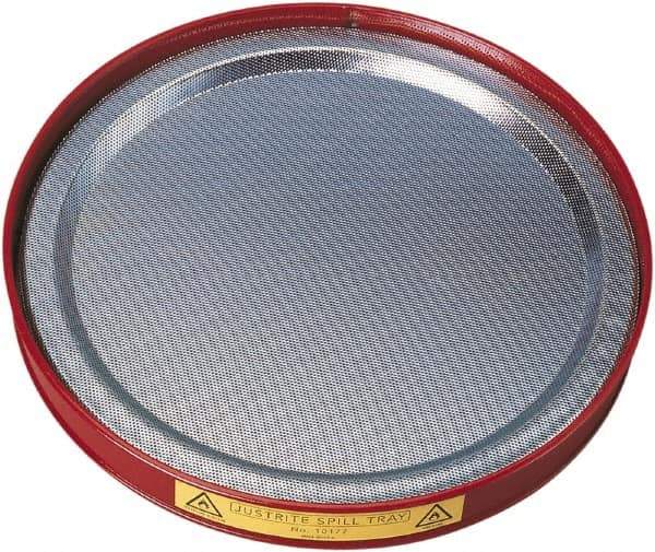 Justrite - Trays & Pans Type: Spill Tray Sump Capacity (Gal.): 1.00 - Exact Tool & Supply