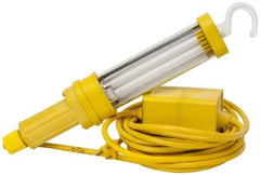 Woodhead Electrical - 120 VAC, 13 Watt, Electric, Fluorescent Portable Handheld Work Light - 25' Cord, 1 Head, 900 Lumens, Nitrile, 342.9mm Long x 38.1mm Wide x 66.04mm High - Exact Tool & Supply