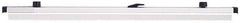 Safco - 30 Inch Wide, Aluminum Vertical Print Storage - 31-3/4 Inch Clamp Width - Exact Tool & Supply