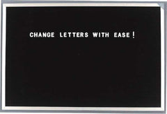 Ghent - Plastic Letter Kits Type: Reusable Letters Display Size: 1/2 (Inch) - Exact Tool & Supply