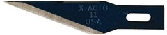 X-ACTO - 500 Piece Steel Hobby Blade - 1-19/32" OAL - Exact Tool & Supply