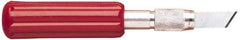 X-ACTO - 5-1/2" OAL Carbon Steel Hobby Knife - #19 Angled Wood Chiseling Blade, Plastic Handle - Exact Tool & Supply