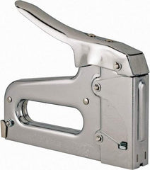 Arrow - Manual Staple Gun - 1/4, 3/8, 1/2, 9/16" Staples, 85 Lb Capacity - Exact Tool & Supply