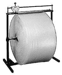 Value Collection - 30" Wide, Roll Storage Stands - Holds up to 48" Diameter Rolls, up to 300 Lb Max - Exact Tool & Supply