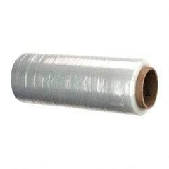 Stretch Associates - 12" x 1,500' 75 Gauge Clear Hand Held Stretch & Pallet Wrap for Use with Dispenser - 4 Piece, 75 Gauge, Clear - Exact Tool & Supply