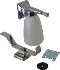 Value Collection - 16 oz Liquid Soap Dispenser Hardware - Plastic, Hanging, Chrome - Exact Tool & Supply