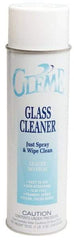 Made in USA - 20 oz Aerosol Fresh Glass Cleaner - Use on Glass Surfaces, Mirrors, Windows, Windshields - Exact Tool & Supply