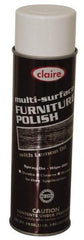 Made in USA - 20 Fluid Ounce Furniture Polish - Lemon Scent, Aerosol - Exact Tool & Supply