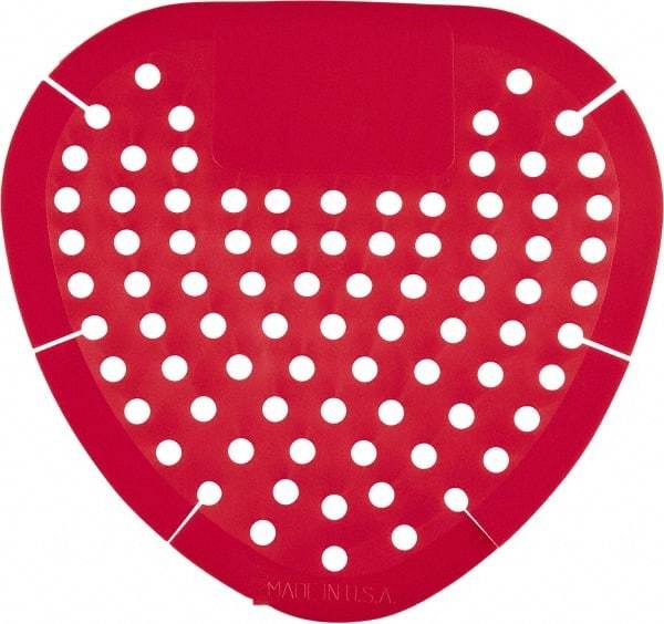 Fresh Products - Vinyl Urinal Screen - Red, Cherry Scent - Exact Tool & Supply