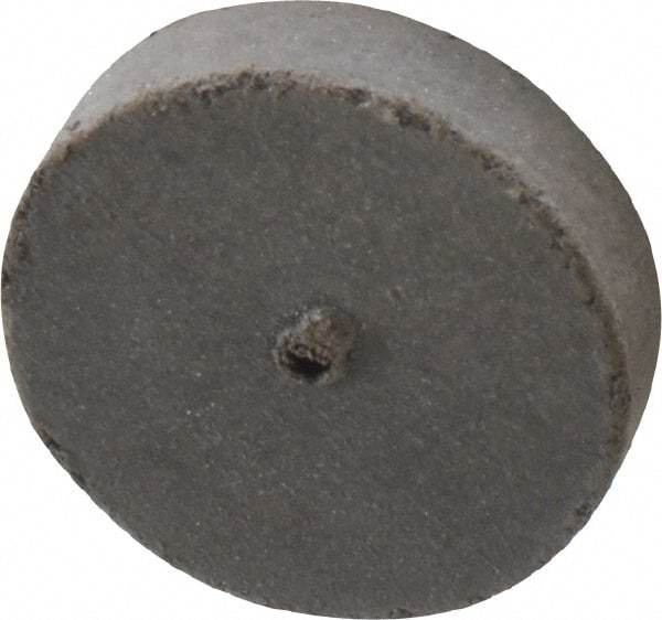 Cratex - 7/8" Diam x 1/16" Hole x 3/16" Thick, Surface Grinding Wheel - Silicon Carbide, Medium Grade, 25,000 Max RPM, Rubber Bond, No Recess - Exact Tool & Supply
