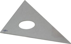 Alvin - 8 Inch Long, Styrene Plastic Triangles - Exact Tool & Supply