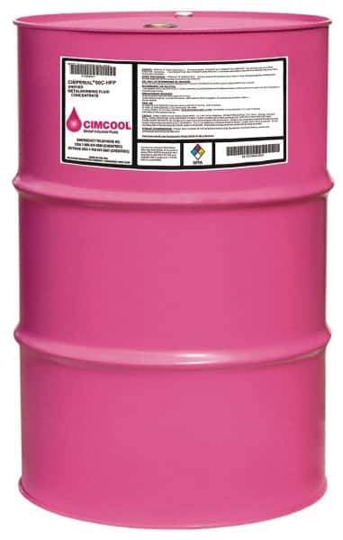 Cimcool - Cimstar 60C-HFP, 55 Gal Drum Cutting Fluid - Semisynthetic, For Boring, Drilling, Grinding, Milling, Reaming, Tapping, Turning - Exact Tool & Supply
