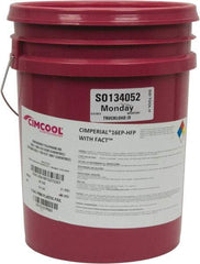 Cimcool - Cimperial 16EP-HFP, 5 Gal Pail Cutting Fluid - Water Soluble, For Boring, Drilling, Grinding, Milling, Reaming, Tapping, Turning - Exact Tool & Supply