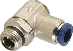 Value Collection - 145 Max psi, Meter Out Screw Adjusted Flow Control Valve - Buna N O Ring, 3/8" Tube Outside Diam - Exact Tool & Supply