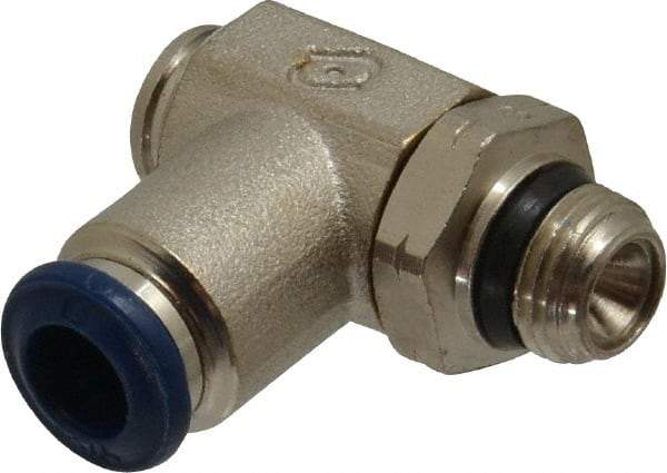 Value Collection - 145 Max psi, Bi Directional Screw Adjusted Flow Control Valve - Buna N O Ring, 1/8" Tube Outside Diam - Exact Tool & Supply