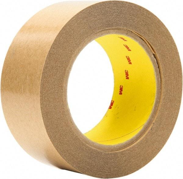 3M - 2" x 36 Yd Acrylic Adhesive Double Sided Tape - 4 mil Thick, Clear, Polyester Film Liner - Exact Tool & Supply