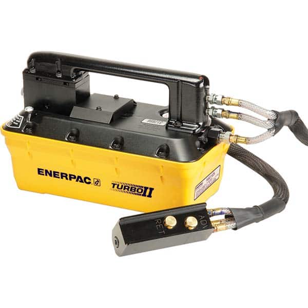 Enerpac - Power Hydraulic Pumps & Jacks Type: Air-Hydraulic Pressure Rating (psi): 10000 - Exact Tool & Supply