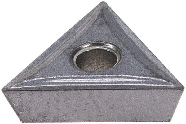 Iscar - TPMR730 Grade IC907 Carbide Turning Insert - TiAlN/TiN Finish, 60° Triangle, 7/32" Inscr Circle, 3/32" Thick, 0.0079" Corner Radius - Exact Tool & Supply