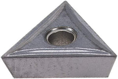 Iscar - TPMR730 Grade IC907 Carbide Turning Insert - TiAlN/TiN Finish, 60° Triangle, 7/32" Inscr Circle, 3/32" Thick, 0.0079" Corner Radius - Exact Tool & Supply