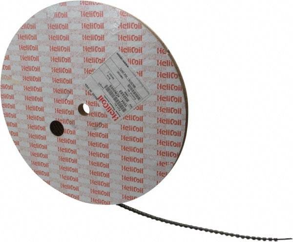 Heli-Coil - M4x0.70 Metric Coarse, 6mm OAL, Free Running Helical Insert - 6-1/8 Free Coils, Tanged, 304 Stainless Steel, 1-1/2D Insert Length - Exact Tool & Supply