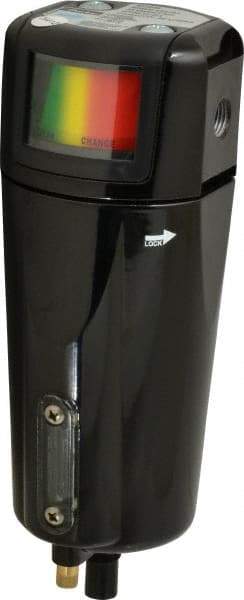 Parker - 63 CFM Oil, Dust, Water, Particulate Filter - 1/4" NPT, 250 psi, Auto Drain - Exact Tool & Supply