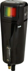 Parker - 63 CFM Oil, Dust, Water, Particulate Filter - 1/2" NPT, 250 psi, Auto Drain - Exact Tool & Supply