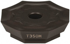 Seco - OFER070405 M16 Grade T350M Carbide Milling Insert - TiCN/Al2O3 Finish, 0.18" Thick, 0.706" Inscribed Circle - Exact Tool & Supply