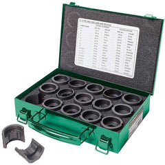 Greenlee - Crimper Dies; Tool Type: Crimping Die Kit ; Size: 6 AWG ; Color: Black ; For Use With: Greenlee #: EK1230L; EK1240L; HK1230; HK1240; RK1240; HKL1232; E12CCX ; Crimp Dimensions: 6 AWG - Exact Tool & Supply