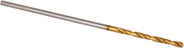 Guhring - #64 118° Point TiN Finish High Speed Steel Jobber Drill - Exact Tool & Supply