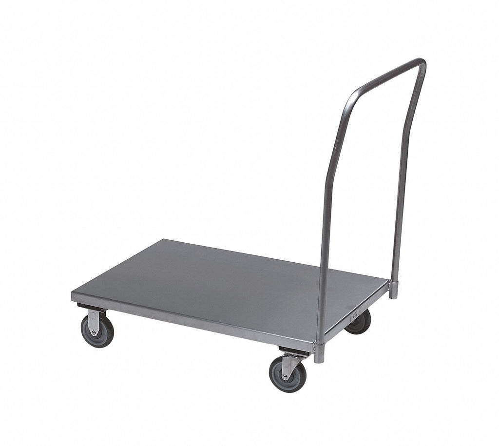 Platform Truck, SS Deck Material, SS Frame Material, 1200 lb. Load Capacity, 36" Deck Length