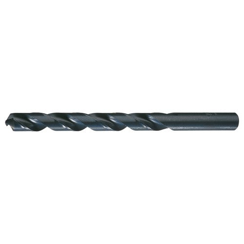 15/32 RHS / RHC HSS 118 Degree Radial Point General Purpose Jobber Length Drill - Steam Oxide - Exact Tool & Supply