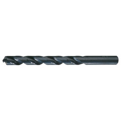 15/32 RHS / RHC HSS 118 Degree Radial Point General Purpose Jobber Length Drill - Steam Oxide - Exact Tool & Supply