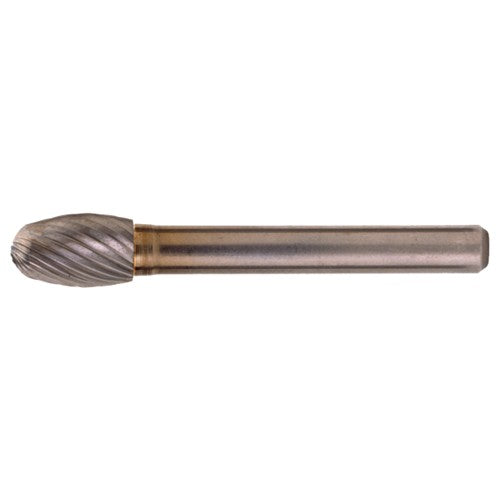 SE-7 Standard Cut Solid Carbide Bur-Egg Shape - Exact Tool & Supply