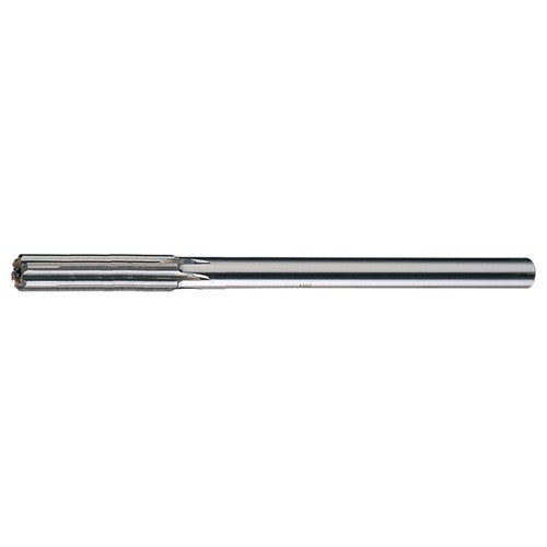 5/8 STR / RHC HSS+TCT Carbide-Tipped Straight Shank Straight Flute Reamer - Bright - Exact Tool & Supply