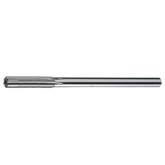 5/8 STR / RHC HSS+TCT Carbide-Tipped Straight Shank Straight Flute Reamer - Bright - Exact Tool & Supply