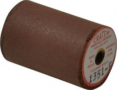 Cratex - 1" Max Diam x 1-1/2" Long, Cylinder, Rubberized Point - Fine Grade, Silicon Carbide, 1/4" Arbor Hole, Unmounted - Exact Tool & Supply