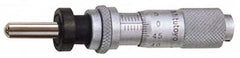 Mitutoyo - 13mm, 0.5118 Inch Thimble, 0.1969 Inch Diameter x 17.5mm Long Spindle, Mechanical Micrometer Head - Exact Tool & Supply