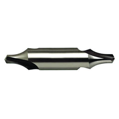 #1 × 31.3 mm OAL 60 Degree HSS Combined Drill and Countersink Plain Uncoated - Exact Tool & Supply