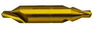 1.6mm x 35.5mm OAL HSS Drill-Countersink-TiN Form A - Exact Tool & Supply