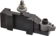 Aloris - Series BXA, #22 Turning & Boring Tool Post Holder for Carbide Triangular Inserts - 10 to 15" Lathe Swing, 1-3/4" OAH, 1-3/16" Centerline Height - Exact Tool & Supply