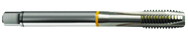 M14x2.0 6H 3-Flute Cobalt Yellow Ring Spiral Point Plug Tap-Bright - Exact Tool & Supply