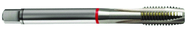 M3x0.35 6H 3-Flute Cobalt Red Ring Spiral Point Plug Tap-Bright - Exact Tool & Supply