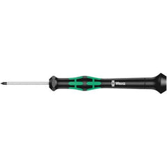 Wera - M Point, 40mm Blade Length Microstix Screwdriver - 137mm OAL - Exact Tool & Supply