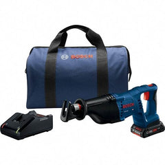 Bosch - Cordless Reciprocating Saws Voltage: 18.0 Battery Chemistry: Lithium-Ion - Exact Tool & Supply