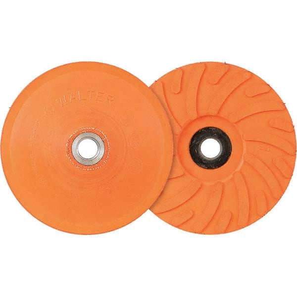 WALTER Surface Technologies - Disc Backing Pads Backing Pad Type: Rubber Backing Pad Pad Diameter (Inch): 5 - Exact Tool & Supply